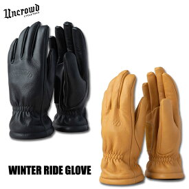 送料無料!!UNCROWD(アンクラウド) UC-2404 WINTER RIDE GLOVE 2色(BLK/CAM)