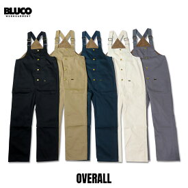 ☆送料無料☆BLUCO(ブルコ) OVERALL 全5色(BLACK/KHAKI/NAVY/IVORY/LIGHT GRAY)