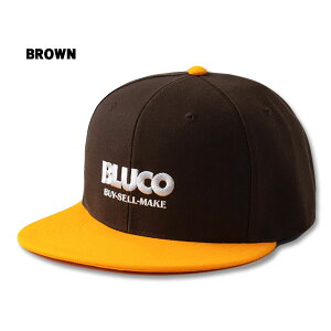������������BLUCO(�u���R) OL-61-019 6-PANEL CAP -LOGO- 4�F(BLK/NVY/GRY/BRN)