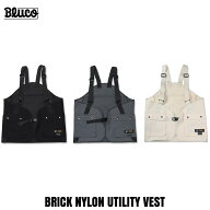 ☆送料無料サービス中!! BLUCO(ブルコ) OL-35-016 ブリックナイロン ユーティリティーベスト 3色(BLACK/G…
