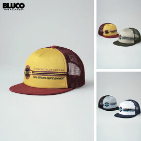 ☆送料無料☆BLUCO(ブルコ) OL-215-022 MESH CAP -Enterprise- 4色(BLK-GRY/BGD-MTD/GRN-KHK/NVY-WHT)