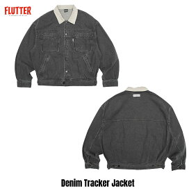 楽天市場】 FLUTTER > ジャケット・アウター : Pins store FLUTTER Denim Tracker Jacket BLACK