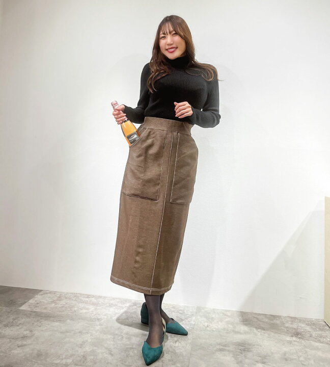 楽天市場】【PinupCloset】【ベーシックライン】デニムライクスカート  