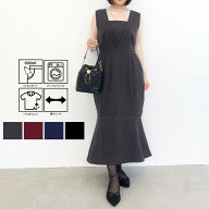 【Pinup Closet】 【べーシックライン】ダブルポケットジャンパースカート ピンナップクローゼット CINEM…