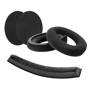 Geekria �C���[�p�b�h + �w�b�h�o���h Sennheiser �[���n�C�U�[ HD380 PRO, HD380, PC350, Game Zero �� �Ή� ���� �p �w�b�h�z���p�b�h �C���[�p�b�h �C���[�N�b�V���� �Z�b�g (earpad+h