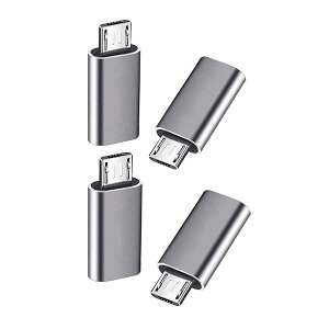 YFFSFDC }CNUSBϊA_v^[ ^CvC Micro USB ϊA_v^ 4 Type C X to Micro USB IX ϊRlN^ [dƃf[^] GalaxyANexusAXperiaAHUAWEIMicro