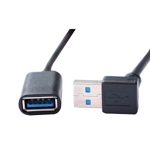 ViViSunUSB 3.0 L^ E90°ϊP[u ^CvAIX- ^CvAX  5Gbps̃f[^][h USB 3.0 P[u (L(0.5M), Black)