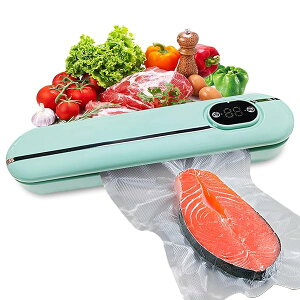 Andchi 真空パック機 真空パック器 フードシーラー 真空保存 密封パック機 食材保管 鮮度長持ち 乾湿対応 酸化防止 家庭用 業務用 真空シーラー コンパクト 軽量 低騒音 日本語説明書 グリー