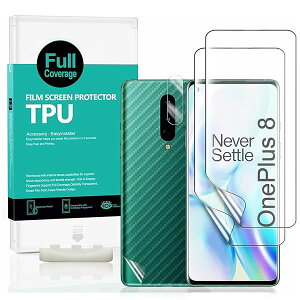 Ibywind OnePlus 8��pTPU�ی�t�B����2������ �J���������Y�v���e�N�^�[�t�� �w�ʕی�t�B�����t�� �w��F�ؑΉ� �C�A��