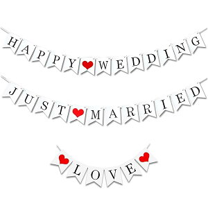 HUAZONTOM K[h  EFJXy[X  happy wedding/just married K[h OB ACe tHgvbvX ^[oi[ nbs[EGfBO   