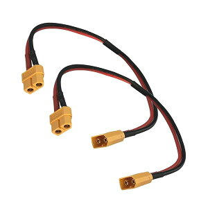 2�p�b�NXT60�R�l�N�^�[�v���O �����P�[�u�� �I�X - ���X�A�_�v�^�[�R�[�h 30cm 14AWG �V���R�����C���[�t�� ���W�I�R���g���[�� ���|�o�b�e���[�p