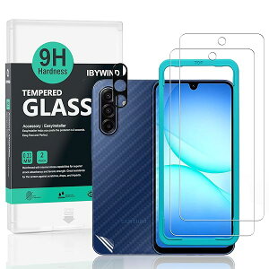 Ibywind Samsung Galaxy A17 5G �K���X�t�B���� 2 ���ی�t�B���� �K�C�h�g�t�� �����Y�J�o�[�i1���j�w�ʃV�[�g�i1���j ���菝�h�~�ϏՌ��d�x 9H�����K���X�t�B�����y���炩�Ȏ�G��z�y�C�A�[���z
