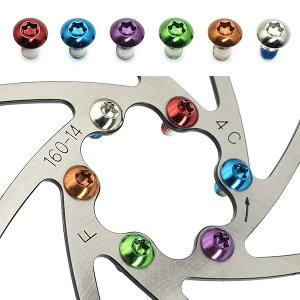 LANODO 12�� M5x10mm �}�E���e���o�C�N ���]�� �T�C�N�����O �u���[�L�f�B�X�N�l�W �����{���g���[�^�[