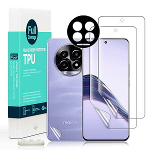 Ibywind Realme 13 Pro/13 Pro+ 5G�i6.7 �C���`�j�p�X�N���[���v���e�N�^�[ �t���L�V�u��TPU�t�B����2�� �J���������Y�v���e�N�^�[1�� �����ăJ�[�{���t�@�C�o�[�t�B����1�� [�w��ǂݎ�� ���t����