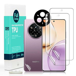 Ibywind Realme 14 Pro 5G TPU�t�B���� 2 ���n�C�h���Q���t�B���� �K�C�h�g�t�� �����Y�J�o�[�i1���j �w�ʃV�[�g�i1���j �D��Ă���e�͐��Ə_�TPU�f�ޕی�V�[�g �y�S�ʋz���z�y�C�A�[���z�y�w