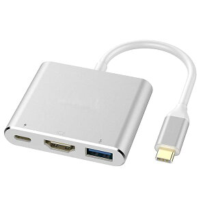 Type C Switch HDMI o 3in1 Switch hbN XCb` HDMI o jeh[XCb` hdmi ϊA_v^ 4K𑜓x USB^CvC ]PD|[g MacBook Pro/MacBook Air 13i