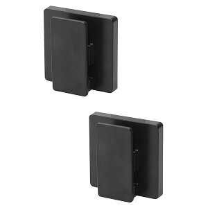 YOOTASIO フィルムフック ワイドクリップ(約W6×D2.5×H6cm) 歯磨き粉クリップ チューブクリップ 歯磨きチューブホルダー 洗顔料・歯磨き粉・タオル・グローブ壁掛け ぶら下げ式 洗面所収納(2