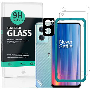 Ibywind Oneplus Nord CE 2 5G�i6.43 �C���`�j�K���X�t�B���� 2 ���ی�t�B���� �K�C�h�g�t�� �����Y�J�o�[�i1���j�w�ʃV�[�g�i1���j ���菝�h�~�ϏՌ��d�x 9H�����K���X�t�B�����y���炩�Ȏ�G��z