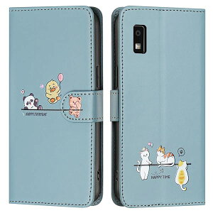 Succtopy AQUOS wish3 ケース 手帳型 耐衝撃TPUケース アクオスwish3ケース 手帳型 人気PUレザー スマホケースaquoswish3 sh-53d ケース 手帳型 可愛い動物柄 スマホケース aquos wish 3 sh