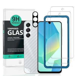 Ibywind �X�N���[���v���e�N�^�[ 2 �p�b�N Samsung Galaxy A16 5G 6.7 �C���`�A�d�x 9H �����K���X�A�J���������Y�v���e�N�^�[ 1 ���t���A�w�ʃJ�[�{���t�@�C�o�[�t�B���� 1 ���A���h�~