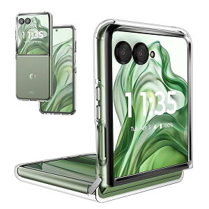 For motorola razr 50 ultra �P�[�X ���g���[�� razr 50 ultra �\�t�g�P�[�X �ylarfbulroc�z�N���X�^�� �N���A ���� TPU�f�� �ی�J�o�[ motorola razr50 ultra �Ή�