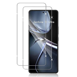 �y2���Z�b�g�zFor ASUS Zenfone 12 Ultra �K���X�t�B���� �G�C�X�[�X �[���t�H�� 12 �E���g�� �ی십���K���X�t�B���� �ylarfbulroc�z���{���f�ވ��Ɏq���E���d�x9H �E�����ߗ��E�ϏՌ��E�h�o�E��U�h