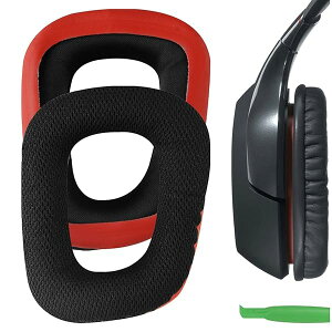 Geekria C[pbh Comfort ݊ pbh WN[ Logitech G35, G430, G432, G332, G930, F450 wbhzɑΉ pbh C[/C[Jbv (bVt@ubN/ubNbh)