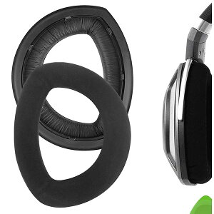 Geekria �C���[�p�b�h Comfort �݊��� �p�b�h �[���n�C�U�[ Sennheiser HD700 �w�b�h�z���ɑΉ� �p�b�h �C���[/�C���[�J�b�v (�}�C�N���X�G�[�h/�u���b�N)