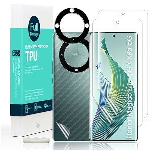 Ibywind Honor Magic 5 Lite 5G/Honor X9a 5G�i6.67 �C���`�jTPU�t�B���� 2 ���n�C�h���Q���t�B���� �K�C�h�g�t�� �����Y�J�o�[�i1���j �w�ʃV�[�g�i1���j �D��Ă���e�͐��Ə_�TPU�f�ޕی�V�[�g