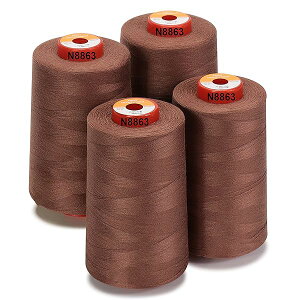 New brothread 5000M��/4�Z�b�g ���b�N�~�V���� 60�� �~�V���p�� �|���G�X�e���� �L���e�B���O�� ��D���� ��|�ٖD�� 40S/2 (Tex27) �Z���K�[�A�I�[�o�[���b�N�A�L���e�B���O�A�s�[�V���O�A�~�V��
