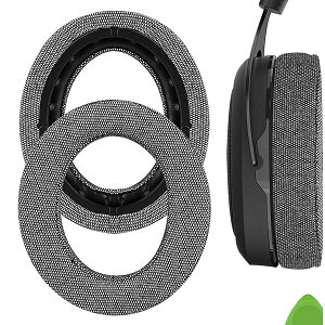 Geekria �C���[�p�b�h Comfort �݊��� �p�b�h �R���Z�A Corsair HS70 PRO, HS60 PRO, HS50 PRO �w�b�h�z���ɑΉ� �p�b�h �C���[/�C���[�J�b�v (���l��/��)