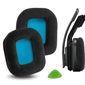 Geekria �C���[�p�b�h Comfort �݊��� �p�b�h ASTRO Gaming A20 �w�b�h�z���ɑΉ� �p�b�h �C���[/�C���[�J�b�v �x���A (�u���b�N�x���A�u���[�l�b�g)