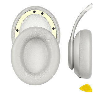 Geekria イヤーパッド QuickFit 互換性 パッド ビーツバイドクタードレ Beats Studio Pro ヘッドホンに対応 パッド イヤー/イヤーカップ プロテインレザー (柔らかい砂色)