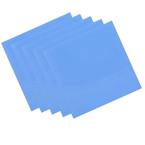 YFFSFDC 5���Z�b�g�M�`���p�b�h100mm x 100mm x 0.5mm���V���R���p�b�h�M�`���V�[�g CPU ��p�pGPU�q�[�g�V���N �M�`���V�[�g ������ �M�`���M���b�v�t�B���[��p���W�G�[�^�[�t�B���i�u���[�j