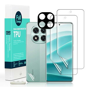 Ibywind Xiaomi Redmi Note 14 Pro 5G�i6.67 �C���`�jTPU�t�B���� 2 ���n�C�h���Q���t�B���� �K�C�h�g�t�� �����Y�J�o�[�i1���j �w�ʃV�[�g�i1���j �D��Ă���e�͐��Ə_�TPU�f�ޕی�V�[�g �y�S�ʋz