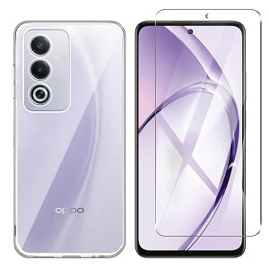 OPPO A3 5G フィルム+ OPPO A3 5G ケース【日本製-硬度9H】 OPPO A3 Pro 5G 保護フィルム 耐指紋 撥油性 反射低減 飛散防止処理 OPPO A3 5G 用の ケース 耐衝撃薄型カバー 滑り止め 着脱簡単(1枚ガラ