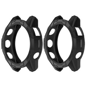 SHEAWA for GarminK[~ Fenix 7X Pro P[X Jo[ یP[X ݊i Epix Pro 51mm TPUS یJo[ ϏՌ ANZT[ (ubN)