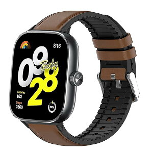 [Lamshaw] for Redmi watch 4 �o���h, �V���R�� ���U�[�o���h���� ���g�� �E�H�b�`�x���g Redmi watch 4�X�}�[�g�E�H�b�`�ɑΉ� (�u���E��)