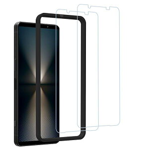 �y2���Z�b�g+�K�C�h�g�t���z KPNS ���{�f�ސ� �u���[���C�g�J�b�gXperia 1 VI ��6���� SO-51E SOG13 XQ-EC44 / Xperia 1 VII SO-51F / XQ-FS44 �p �K���X�t�B���� �ی�t�B����