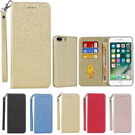 Eastwave for iPhone 7 Plus / 8 Plus ケース アイフォン 8 Plusケース 手帳型for iPhone7 Plus Caseストラップ付き PU皮革 明るい色 内蔵マグネット 携帯カバー カードポケット スタンド機