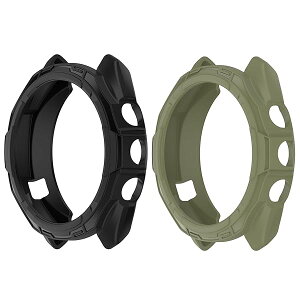 SHEAWA for GarminK[~ Approach S70 47mm P[X Jo[ 2Zbg TPUS یP[X ݊i یJo[ ϏՌ ANZT[ (ubN+A[~[O[)