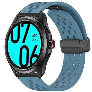 [Lamshaw] for Ticwatch pro 5 oh, ʋCX|[c VR CNX oh ߃oh 24mmxgXgbv Ticwatch pro 5 X}[gEHb`ɑΉ (u[)