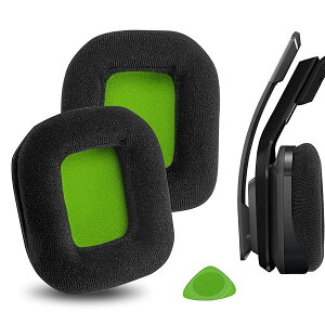 Geekria �C���[�p�b�h Comfort �݊��� �p�b�h ASTRO Gaming A20 �w�b�h�z���ɑΉ� �p�b�h �C���[/�C���[�J�b�v �x���A (�u���b�N�x���A�O���[���l�b�g)
