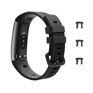 HUAWEI Band 4 pro / Band 3 pro �����p�x���g ATiC �t�@�E�F�C�o���h 3 �X�|�[�c�x���g �V���R�� �v���X�`�b�N������ �ʋC�� �\�t�g �X�|�[�c���� ��t�ȒP �y�� �ϋv�� �����\ Black