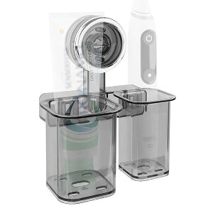 Linkidea �Ǌ|���� ���u���V�z���_�[ �o�X���[���p �v���X�`�b�N �S���� 2�X���b�g ���u���V�n���K�[ �I�[�K�i�C�U�[ Oral-B iO �V���[�Y�ASonicare ProtectiveClean �Ή� 7AM2M (�O���[)