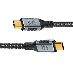 Cablecc 240W 40Gbps USB-C USB4 ケーブル USB3.1 100W 8K@60Hz 5K USB4.0 USB4 と互換性 1M