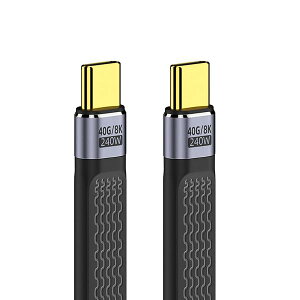 Cablecc 240W tbgX FPC Type-C USB-C to USB4 100W IX - IX f[^ 8K P[u bvgbvdbp
