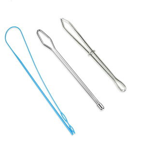 糸通し 紐通し 手芸 ゴム通し 幅広 糸通し器 裁縫セット 大人 ひもとおし プラスチック&ステンレス 3本 DIYの手作り 手編み 手芸用品 裁縫道具 ひも通し