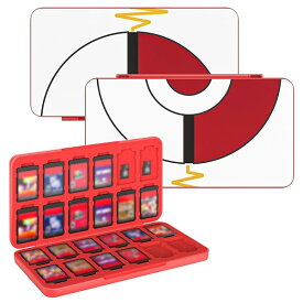 Switch ソフトケース ATiC ゲームカード収納ボックス ソフト24枚/Micro SD 24枚同時に収納 Switch/Switch Lite/Switch有機ELモデル対応 カードまとめ収納 ABSシェル＆シリコンインナー製 軽量/傷つき防