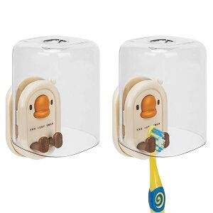 Linkidea �Ǌ|�����u���V�z���_�[ 2�p�b�N �����A�V�����[�p �v���X�`�b�N�S�����Ǌ|�����u���V�n���K�[ Colgate�AGUM�ABrush Buddies ���u���V�Ή� (�x�[�W��)